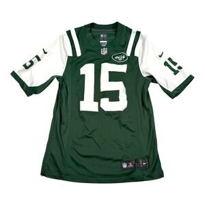 New York Jets Football Jersey Mens Small Green NFL Nike Marshall 15 On Field